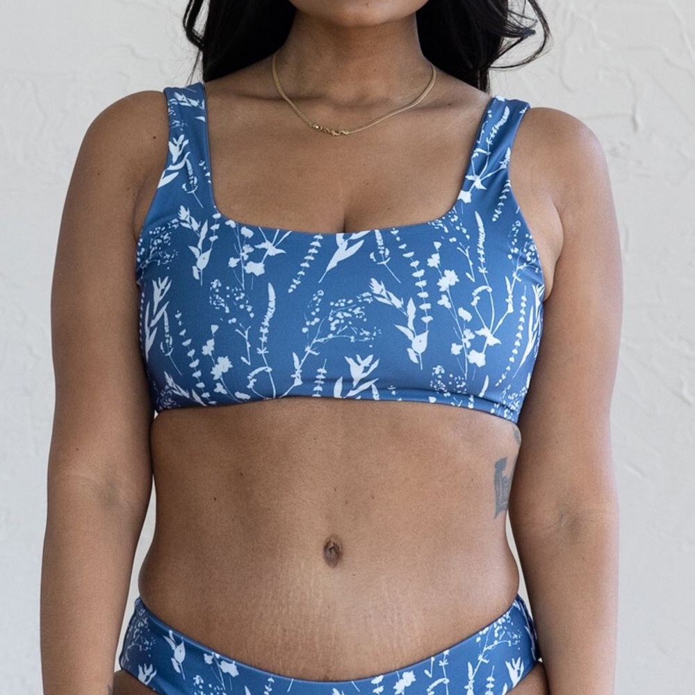RSX Art X Saturday Swimwear Cleo Top - Wildflower Rain